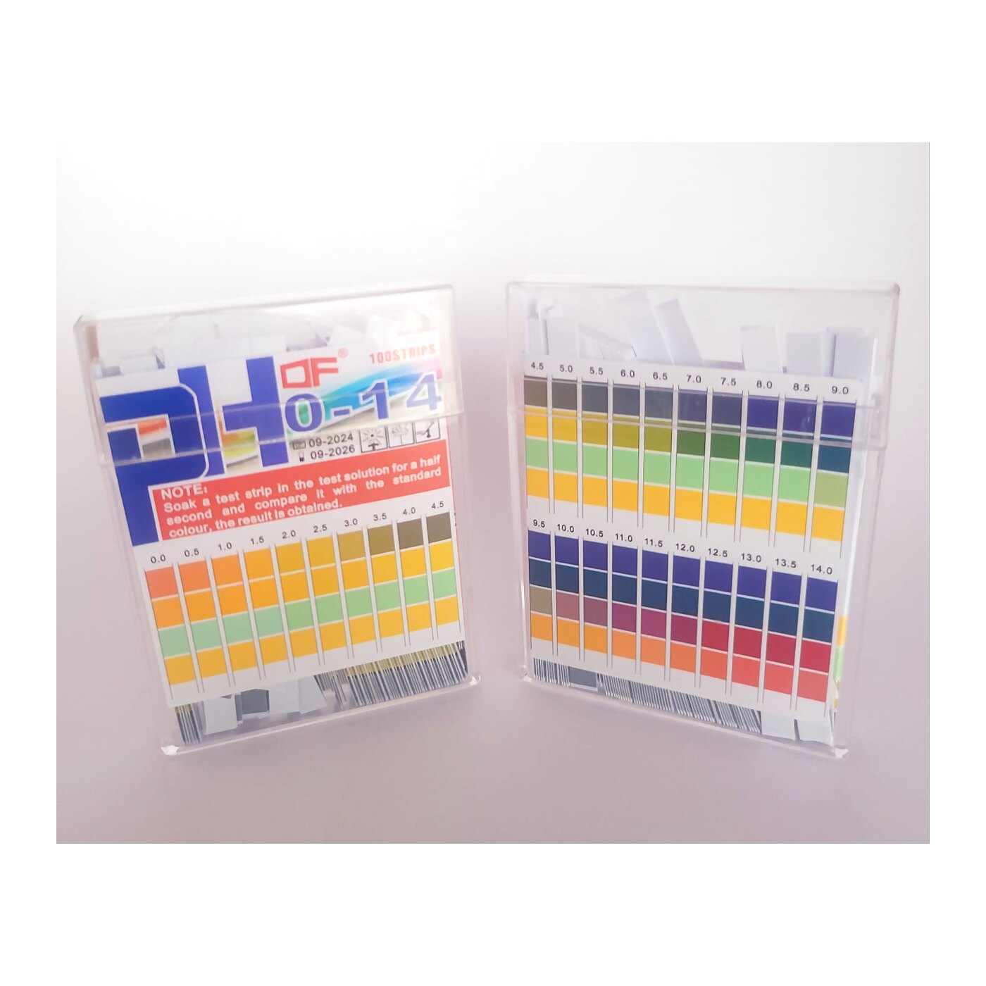 Tiras de pH 0-14 – caja x 100 tiras