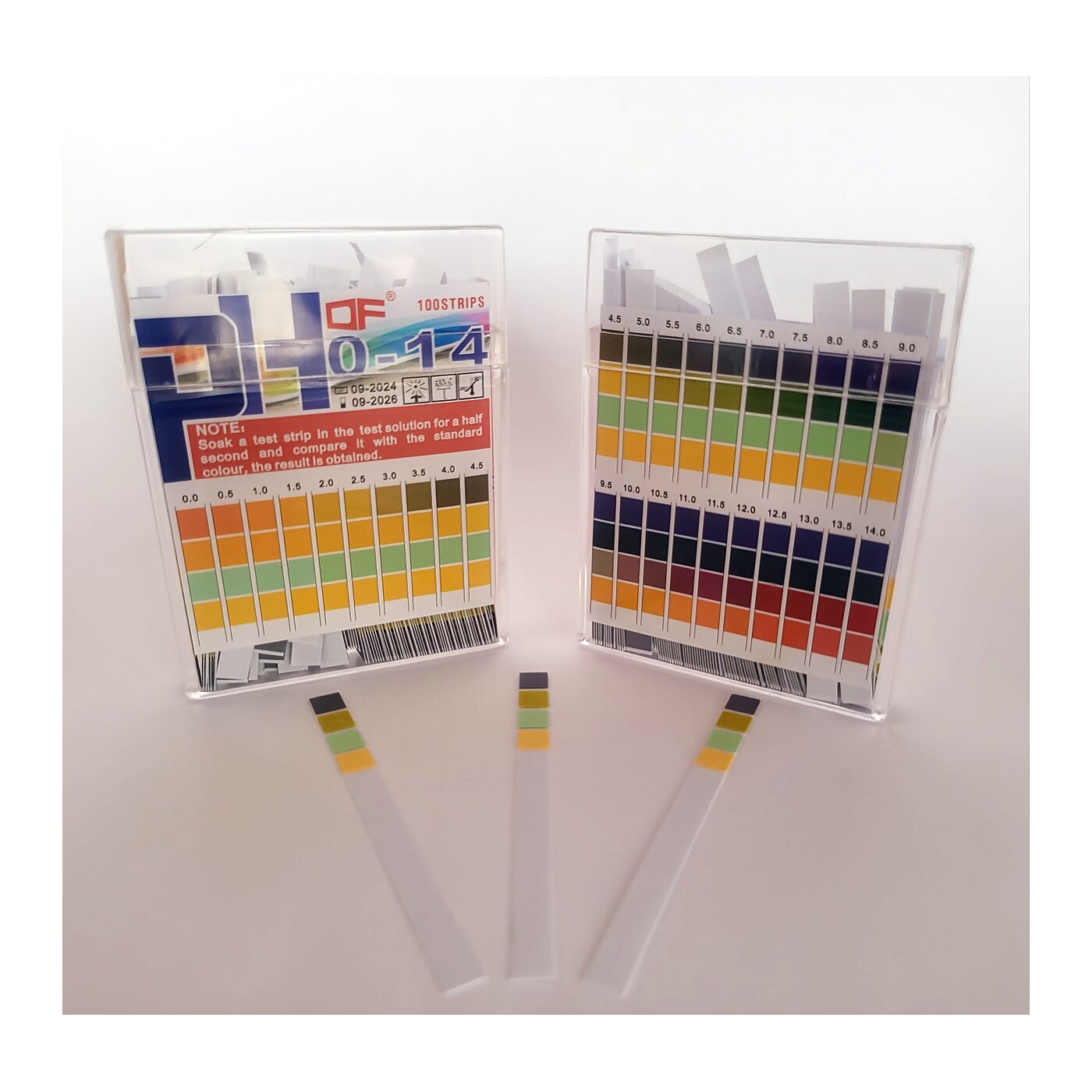 Tiras de pH 0-14 – caja x 100 tiras